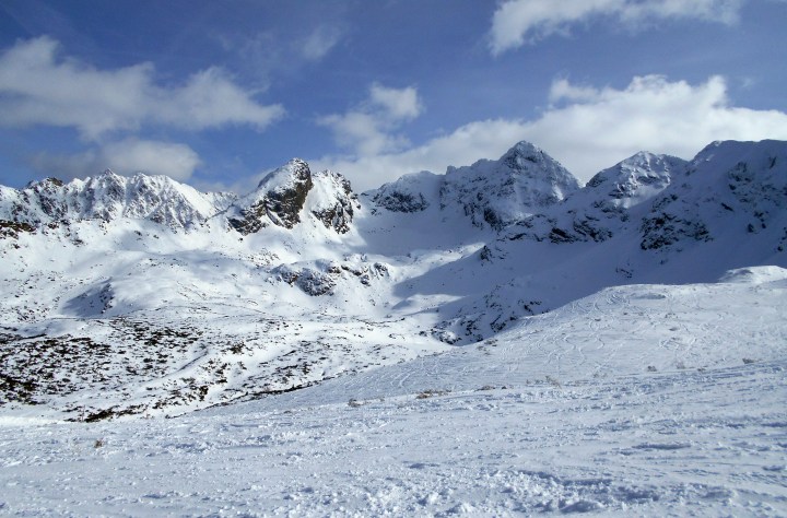 Kościelec Świnica zimą