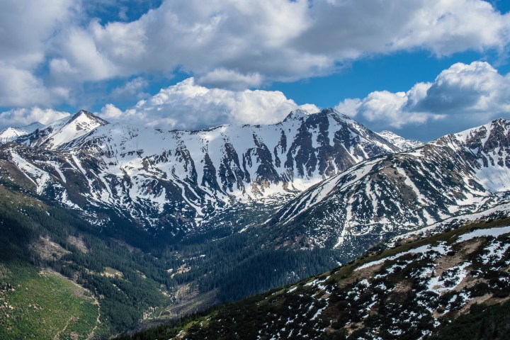Dolina Jarząbcza wiosna szlak Grześ