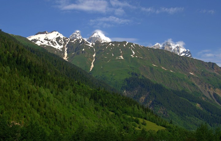 lodowiec Chalaadi szlak