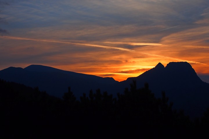 Giewont zachód słońca