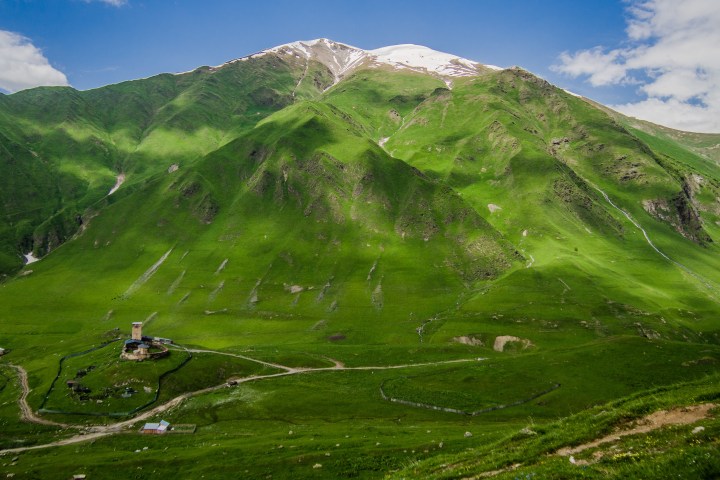 Uszguli Swanetia szlak do lodowca