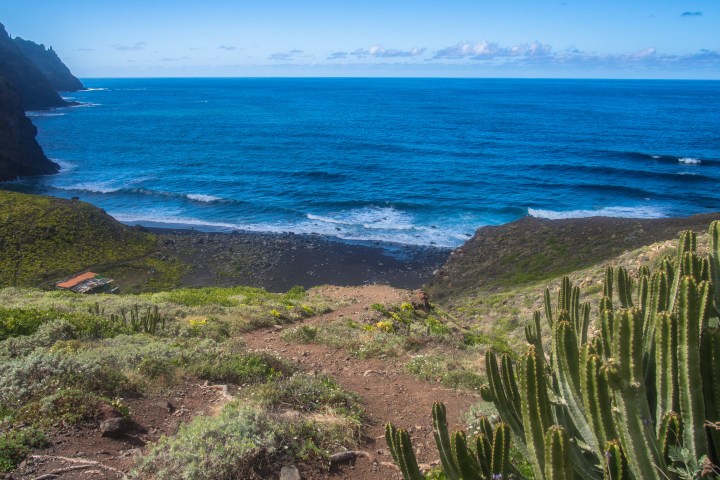 Playa de Tamadite Taganana Afur szlak