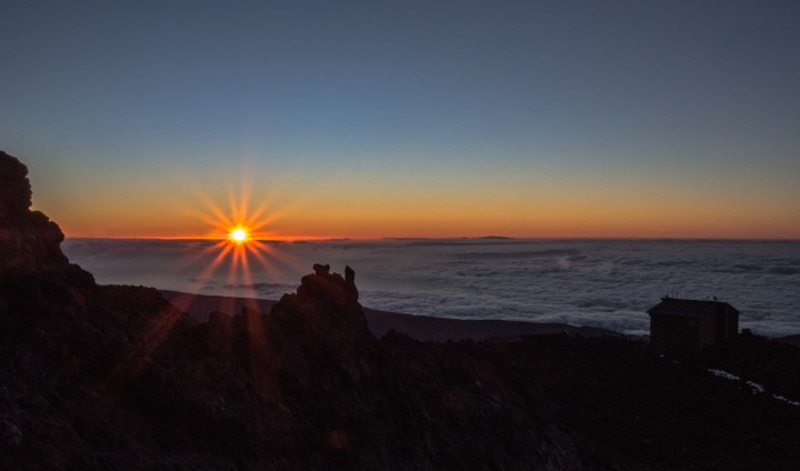 Teide wschód słońca
