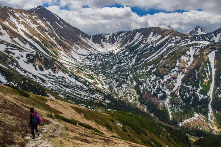 TrzydniowiańskiWierch szlak wiosna