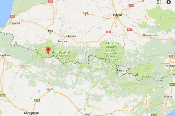 dokładnie pośrodku niczego :-)