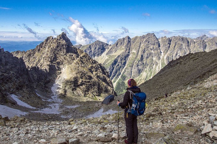 Przełęcz Waga Rysy Słowacja szlak