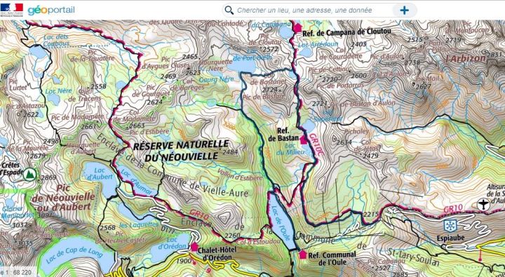 szlak wokół Bastan