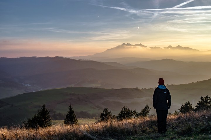 Wysoki Wierch zachód słońca