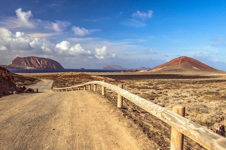 La Graciosa trekking Montana Bermeja