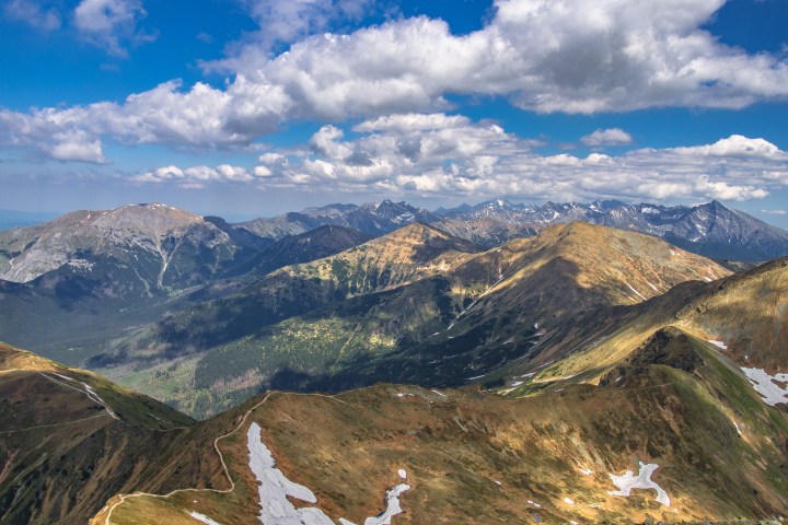 panorama ze Starorobociańskiego Wierchu