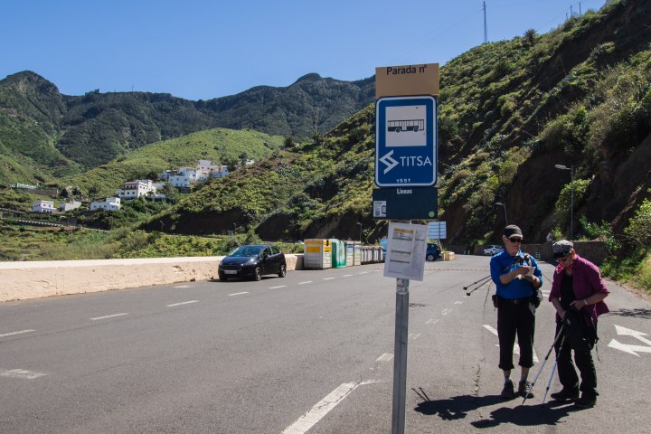 przystanek w górach Anaga