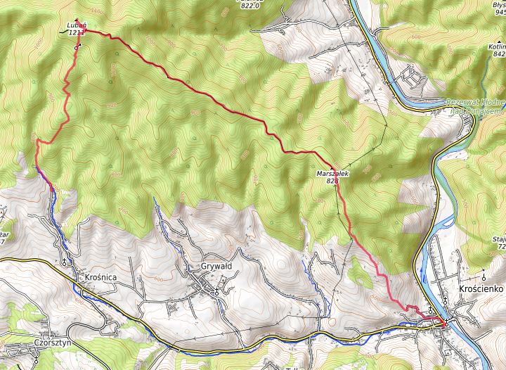 Lubań szlak z Krośnicy