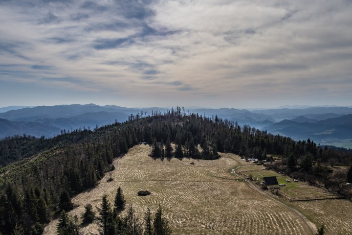 Lubań wieża panorama Pieniny