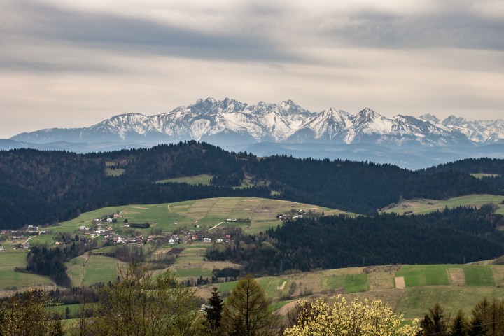 Lubań szlak czerwony z Krościenka