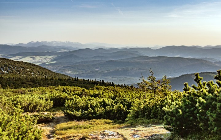 Słowacja z Pilska panorama