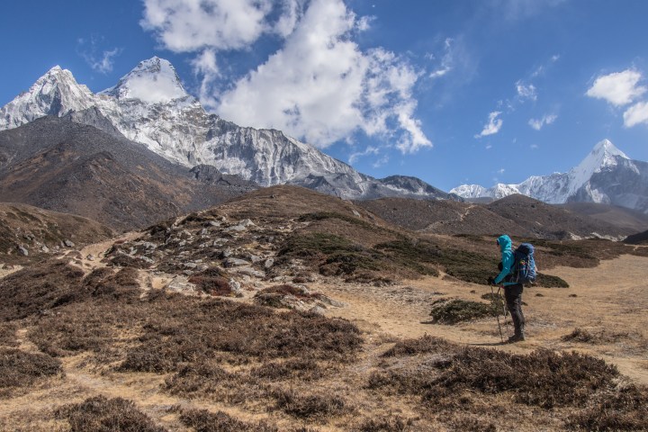 Ama Dablam, base camp, trekking, szlak