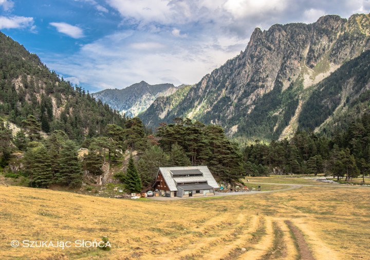 Chalet du Clot szlak Pireneje Marcadau trekking