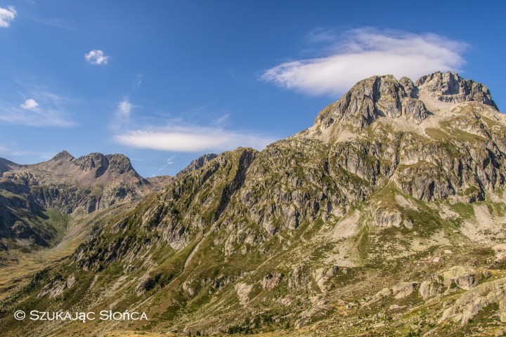 Lac Nere, Marcadau, szlak, Pireneje, schronisko Wallon
