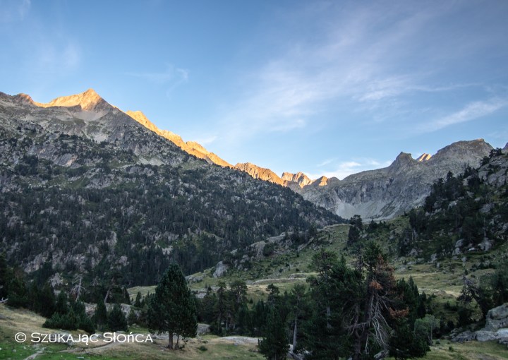 Wallon Marcadau szlaki biwak Pireneje