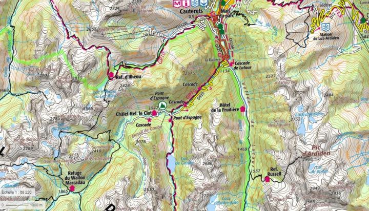 Marcadau Gaube szlaki Pireneje