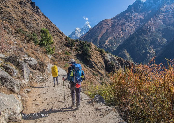 Namche Bazaar Tengboche szlak trekking EBC
