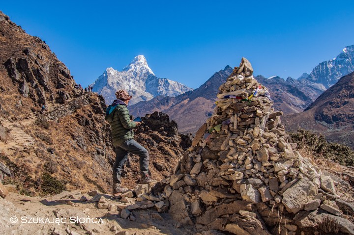 jeden z pomagających nam Szerpów