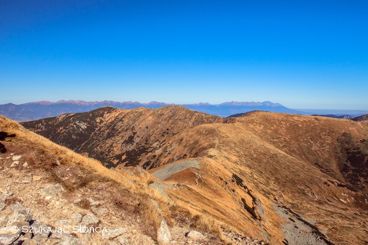 Grań Niżnych Tatr szlak trekking Kotliska