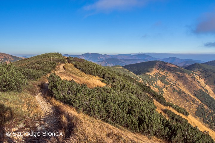 Tatry Niżne grań szlak jesienią