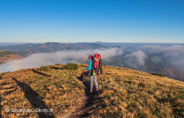 Niżne Tatry grań szlak jesień