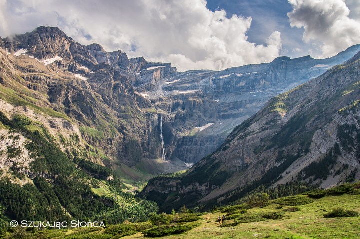Cirque de Gavarnie szlaki Pireneje